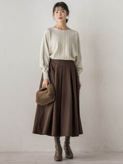 タフタタックスカート≪洗濯機で洗える≫