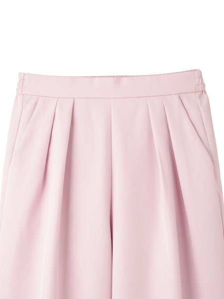 ダブルインタックプルオンワイドパンツ