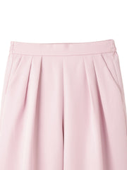 ダブルインタックプルオンワイドパンツ