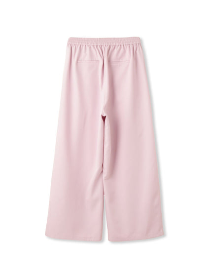 ダブルインタックプルオンワイドパンツ