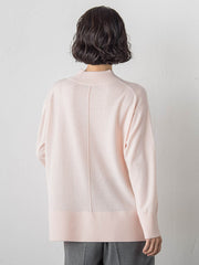 ファインウールハイネックニット