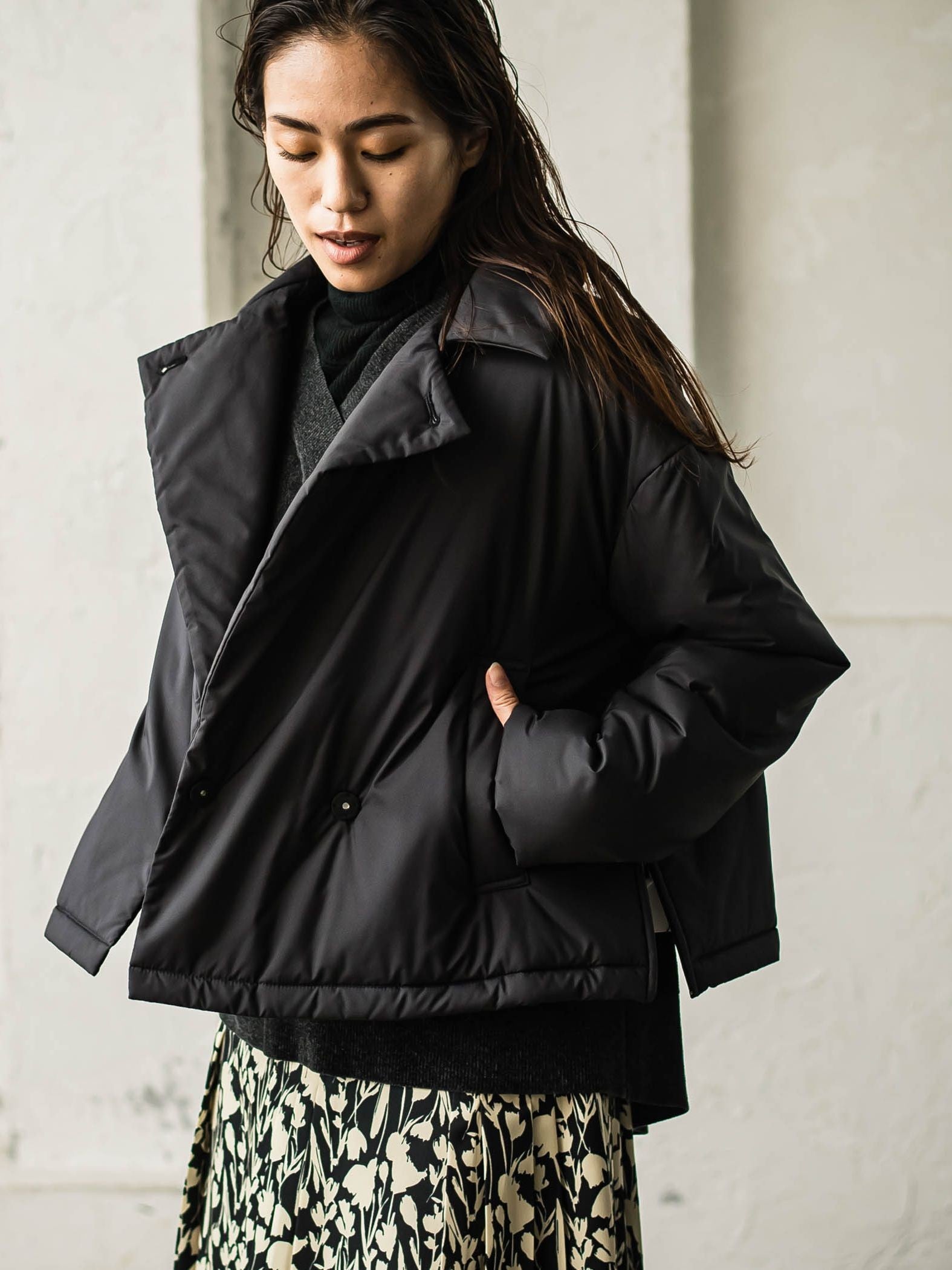 THINDOWNチェスタージャケット≪洗濯機で洗える≫