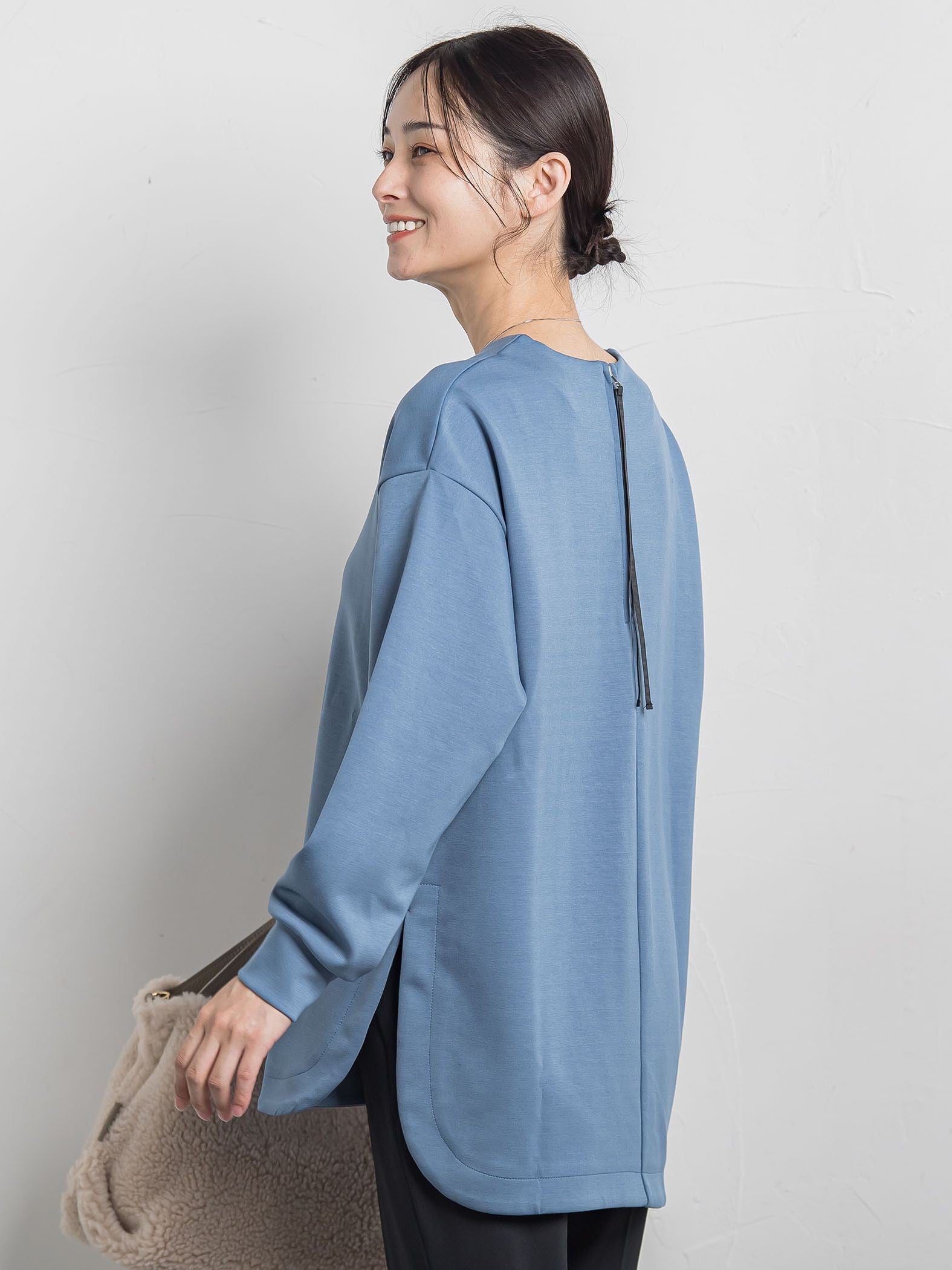 【WEB限定】ふんわリッチプルオーバー≪手洗い可能≫