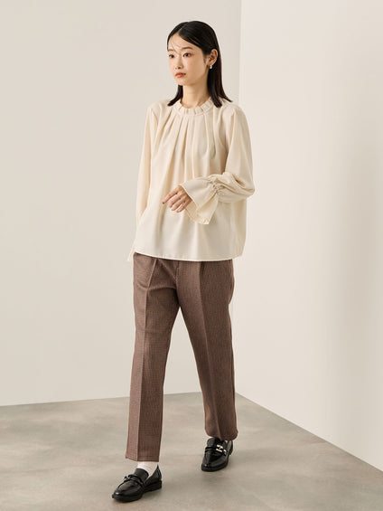 ブラッシュバックストレッチイージーパンツ≪洗濯機で洗える≫