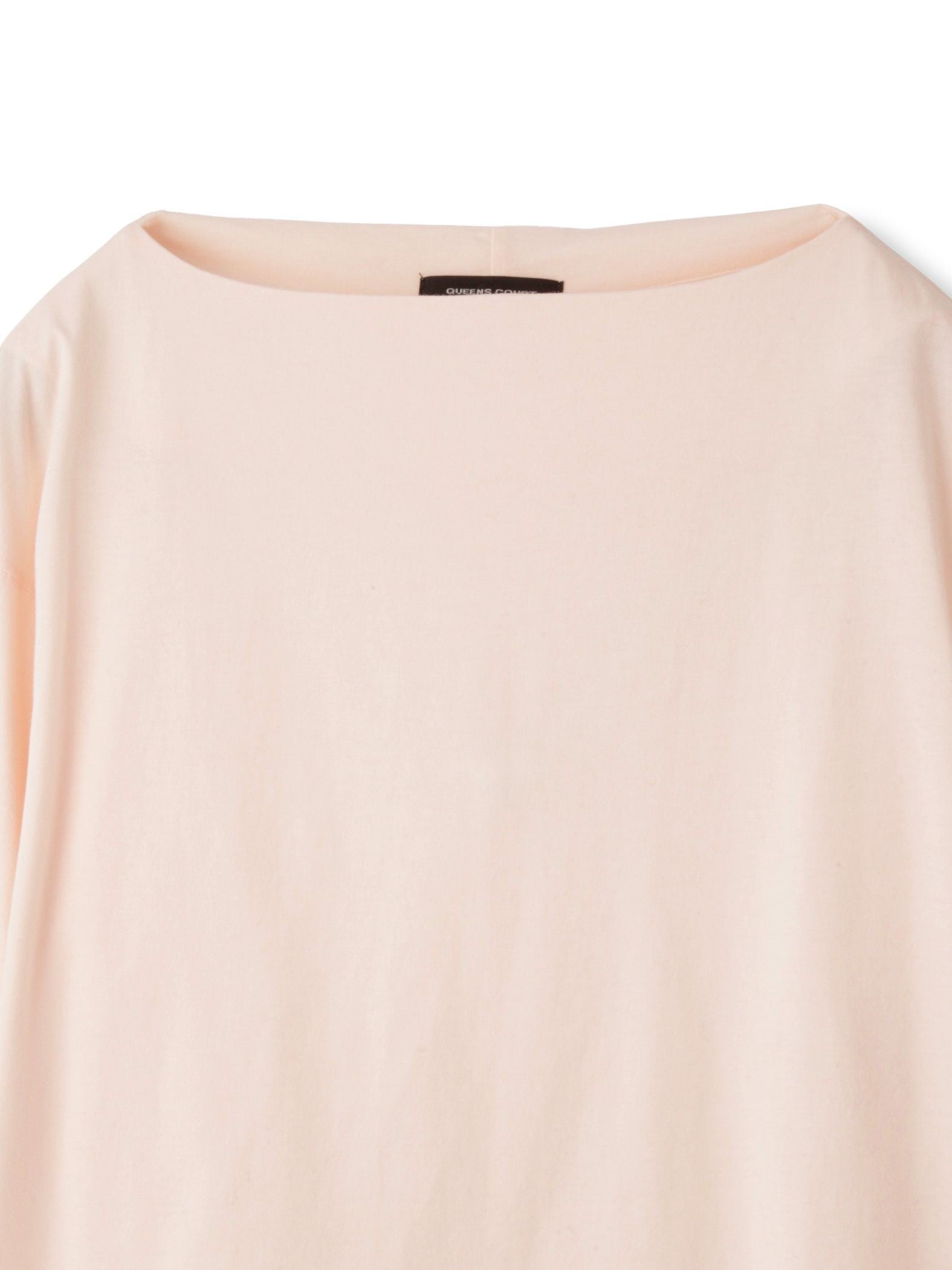 ハイゲージ天竺ボートネックプルオーバー