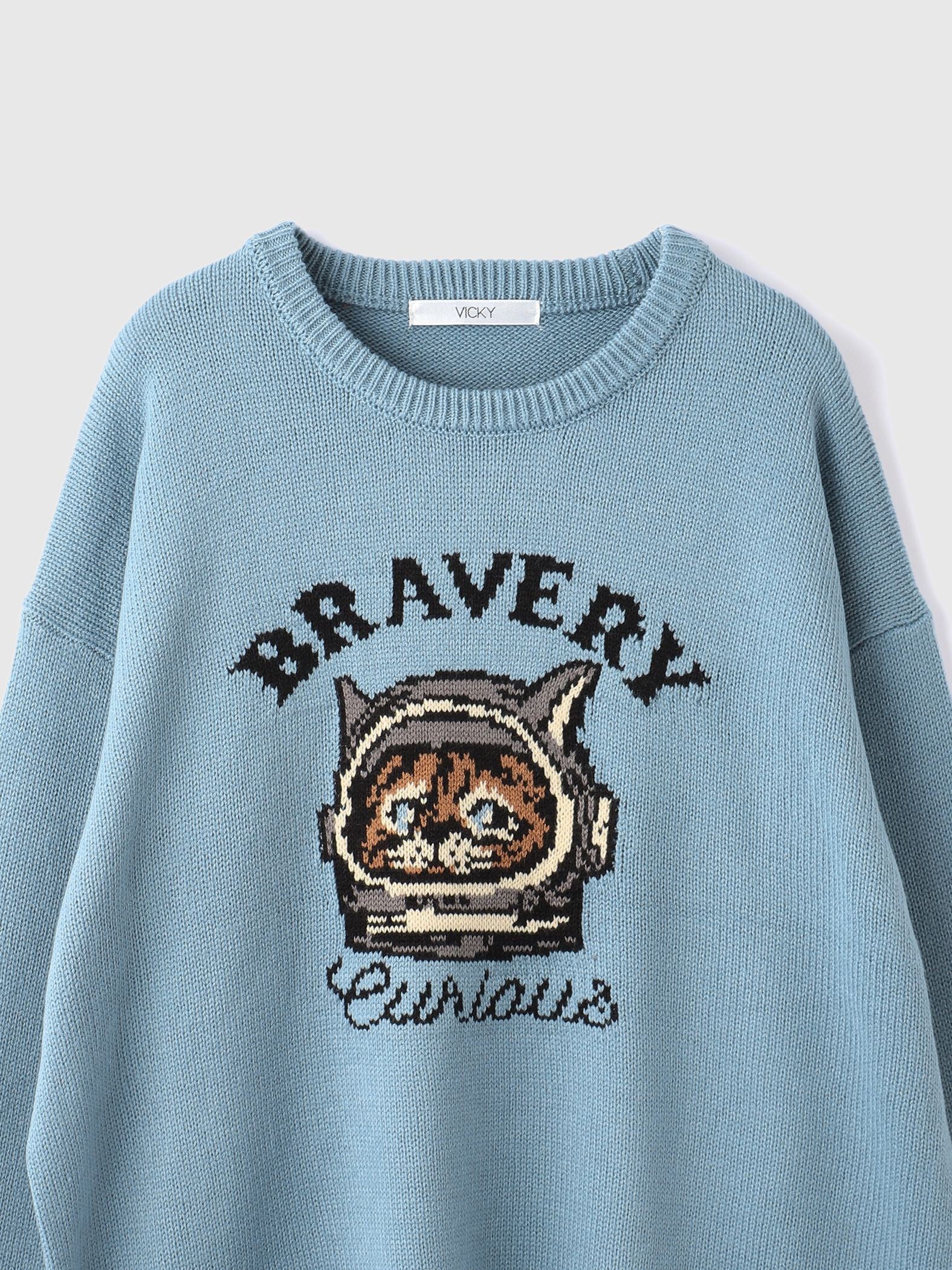 アニマルジャカードニットプルオーバー≪手洗い可能≫