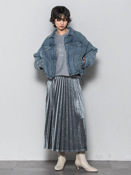 【WEB限定】刺繍ロゴニットプルオーバー≪洗濯機で洗える≫