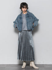 【WEB限定】刺繍ロゴニットプルオーバー≪洗濯機で洗える≫