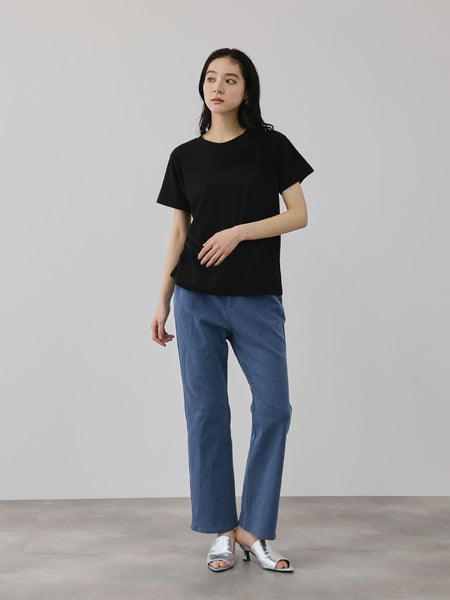 チュールフラワーモチーフプルオーバー