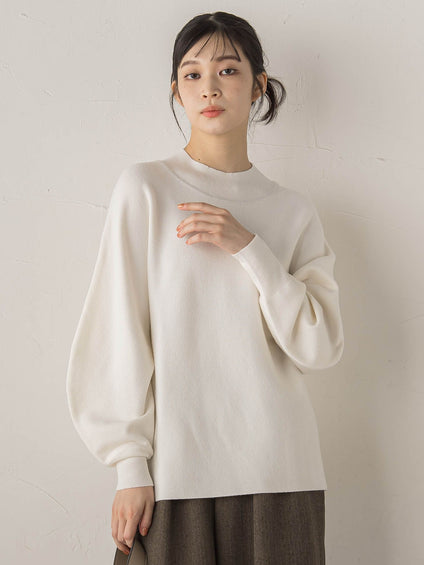 ウォッシャブルバナナスリーブニット≪手洗い可能≫