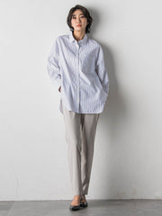 ドビーストライプシャツ