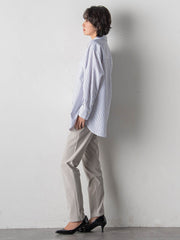 ドビーストライプシャツ