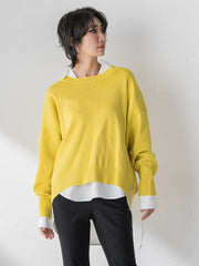 【WEB限定/新色追加】”3コーデが叶う2点セット”ニット×シャツ