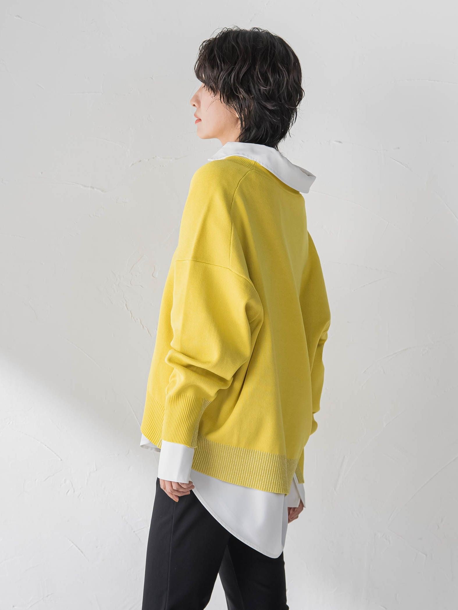 【WEB限定/新色追加】”3コーデが叶う2点セット”ニット×シャツ