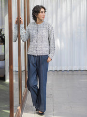 【大きいサイズ】セルロースデニムワイドパンツ