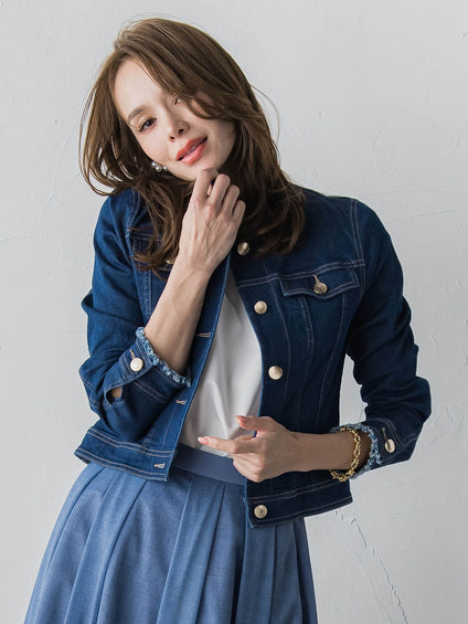 ストレッチデニムGジャン