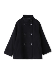 プレミアムウールカシミヤショートコート