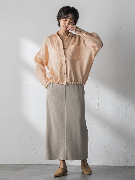 ラスターラミーカルゼバックドロストヘムシャツ