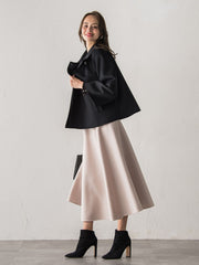 スタンドカラーショートコート