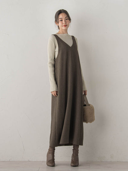 ミックスツイードジャンスカ