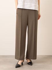 《予約販売》【ふんわり、きちんと。】ライトダンボールワイドパンツ≪手洗い可能≫