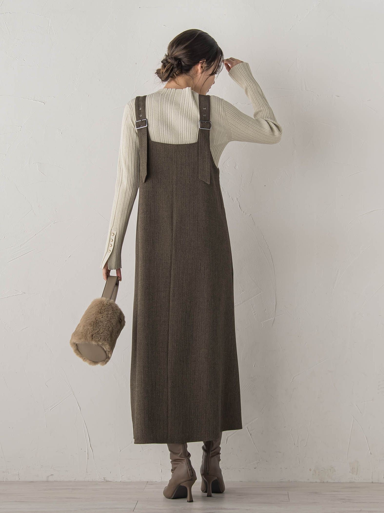 ミックスツイードジャンスカ