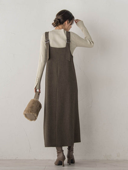 ミックスツイードジャンスカ