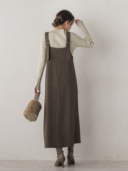 ミックスツイードジャンスカ