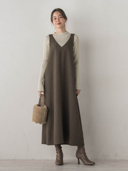 ミックスツイードジャンスカ