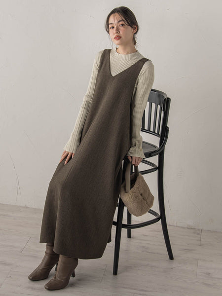 ミックスツイードジャンスカ