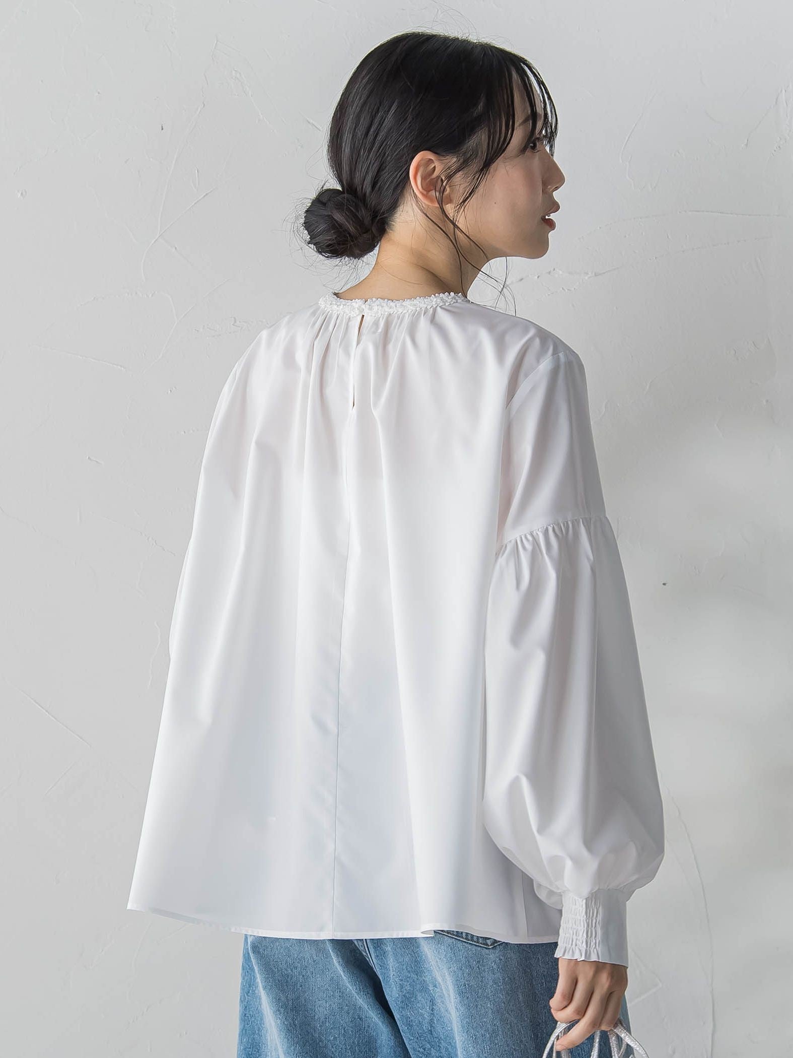 ブレードブラウス≪洗濯機で洗える≫