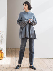 【WEB限定/大きいサイズ】”楽暖”あったか裏起毛スキニーデニム≪洗濯機で洗える≫