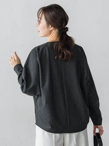 両面起毛T/Rブラウス