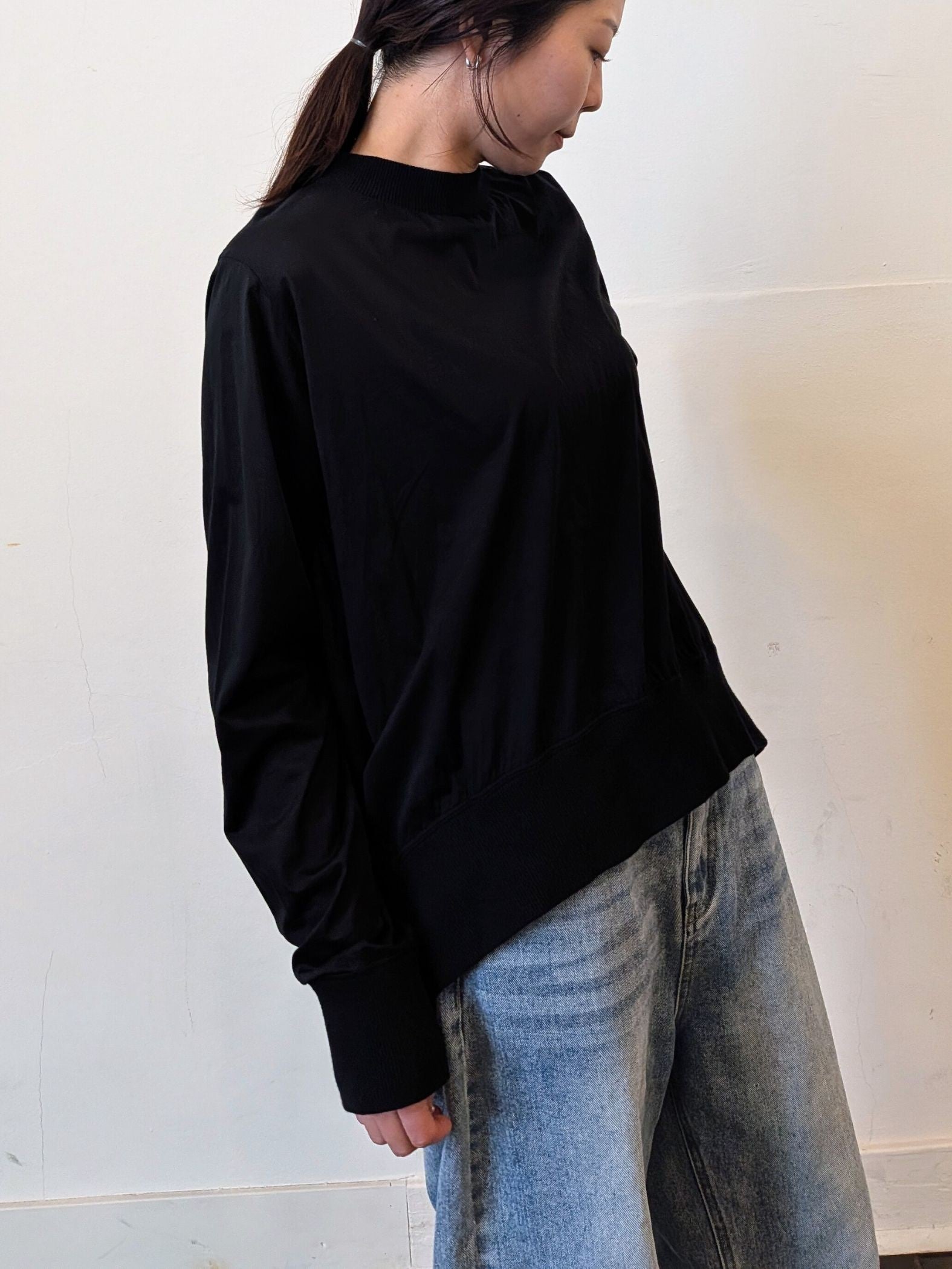 《予約販売》　soft gather tops 【日本製】