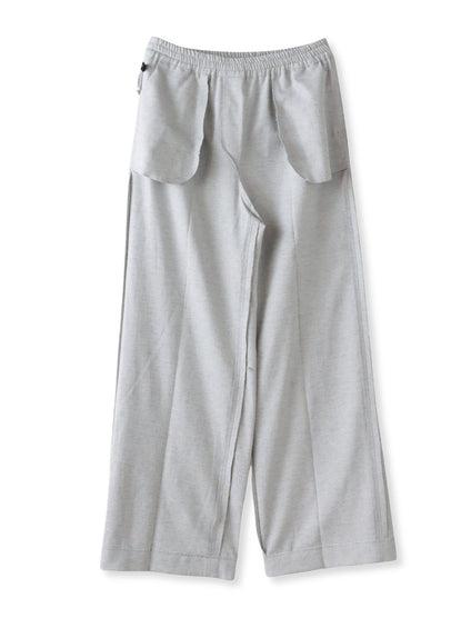 【WEB限定/+5cm丈長め】シェルタリングワイドパンツ