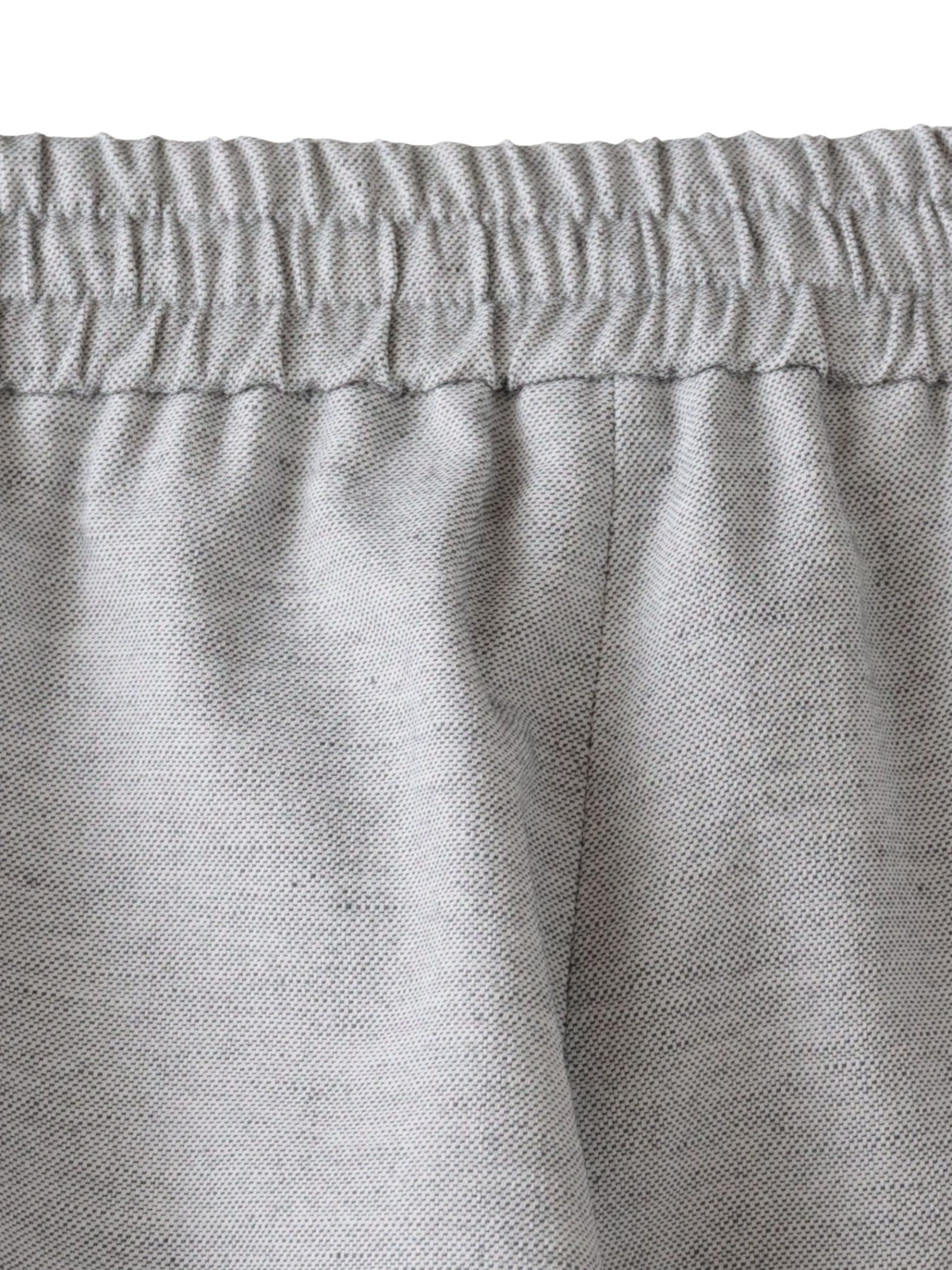 【WEB限定/+5cm丈長め】【極・名品パンツ】シェルタリングワイドパンツ