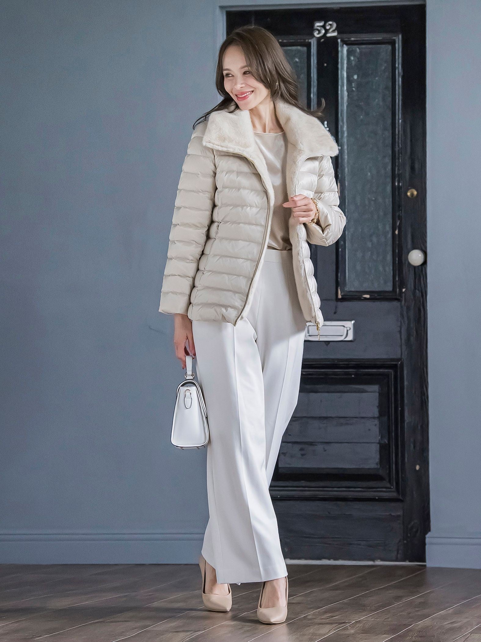 襟ファーダウン