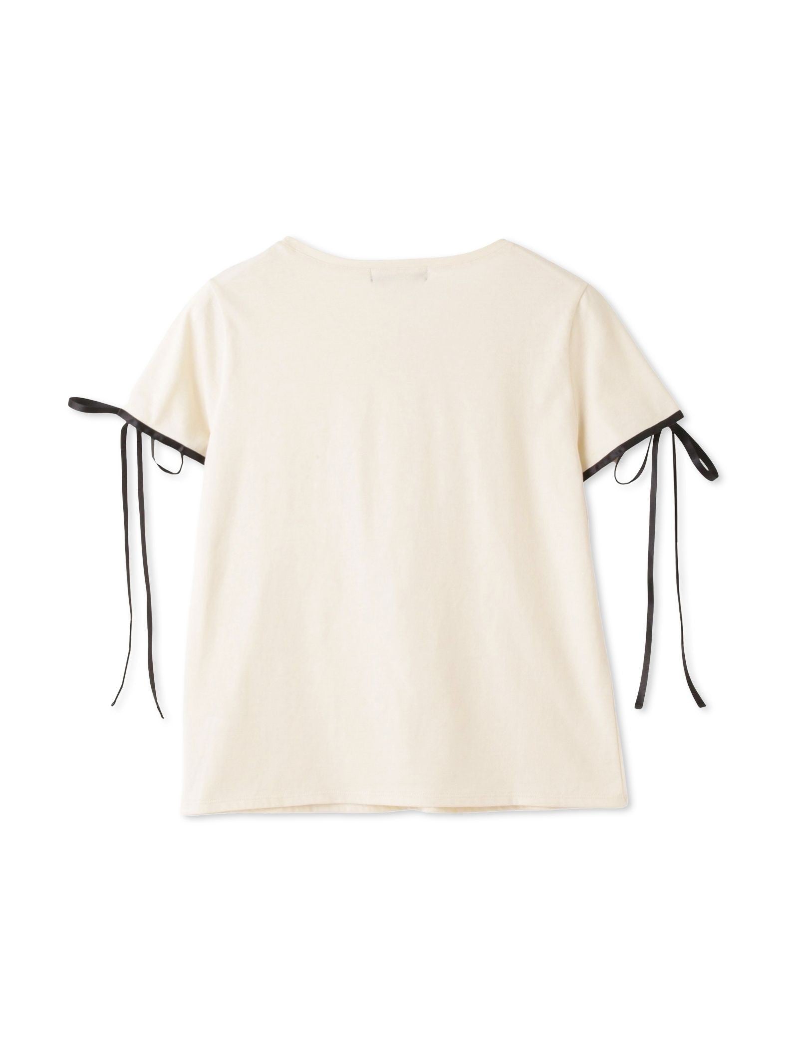 サテンリボンスリーブプルオーバー