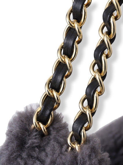 【WEB限定】【VIOLAd'ORO】エコムートン チェーンショルダートート