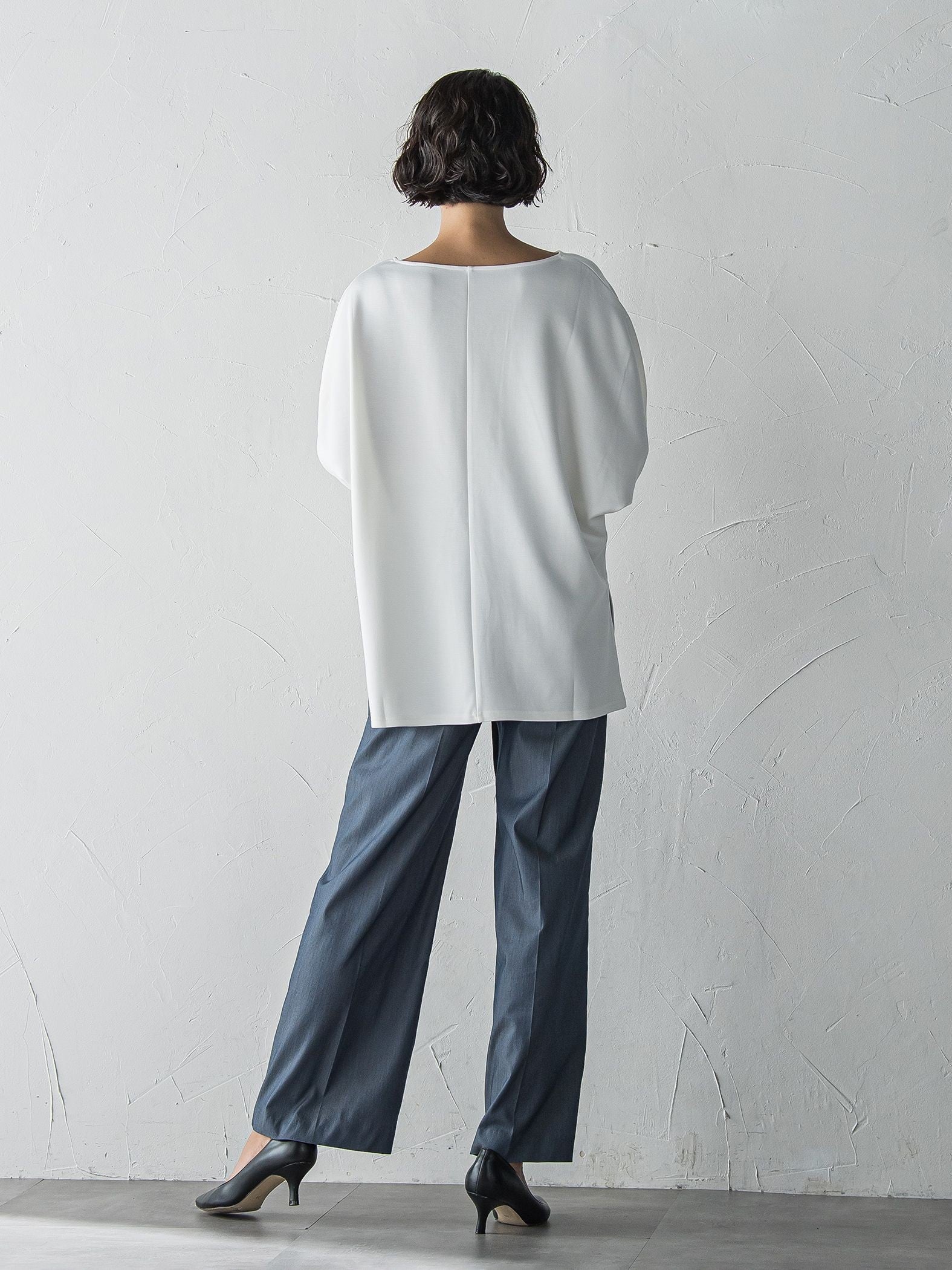 【WEB限定】”もっちり素材”ダンボールドルマンプルオーバー≪手洗い可能≫