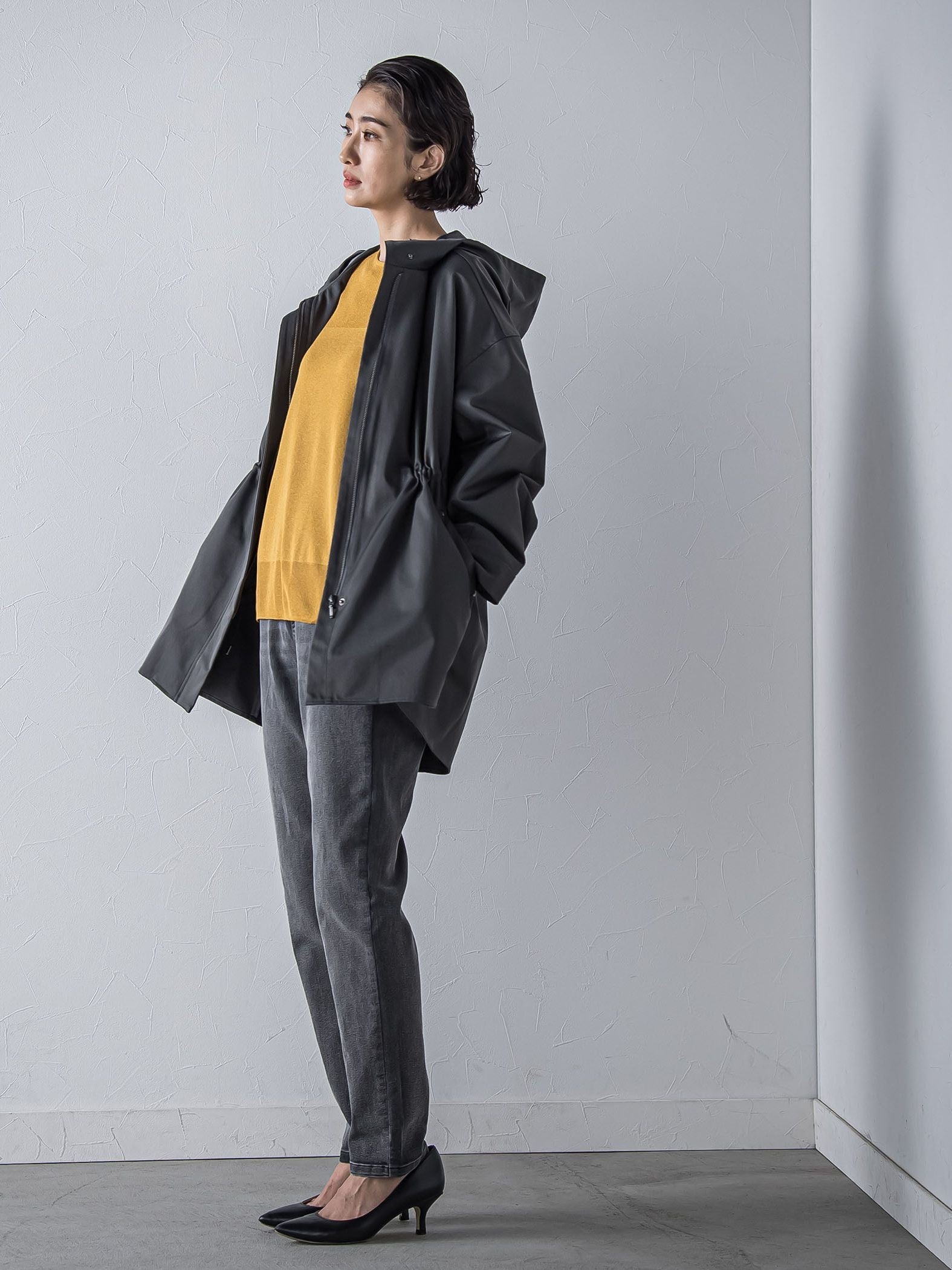 【大きいサイズ】”シルエットの変化が楽しめる”ストレッチマウンテンパーカー