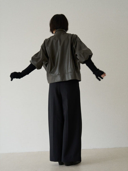 Gabardine tack trousers【日本製】≪手洗い可能≫
