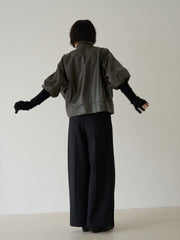 Gabardine tack trousers【日本製】≪手洗い可能≫