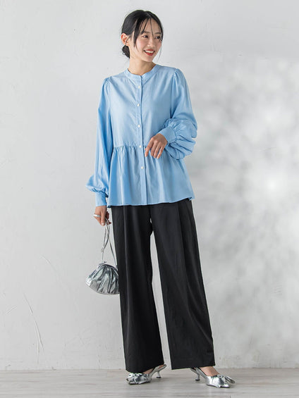 ワイドポケットタックパンツ