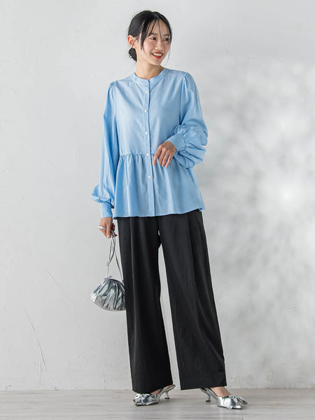 ワイドポケットタックパンツ