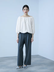 【キレカジ】撥水バルーンブラウス