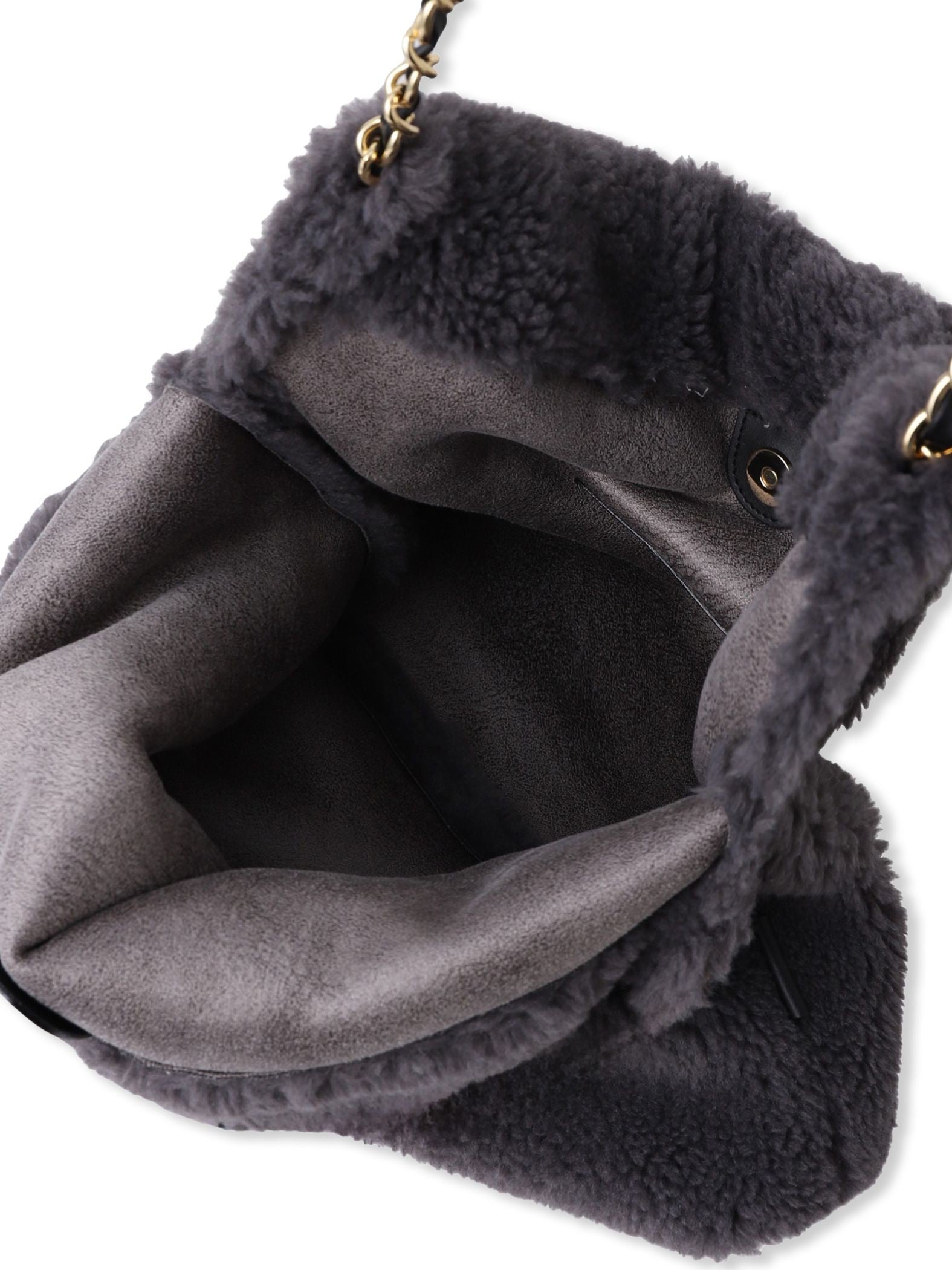 【WEB限定】【VIOLAd'ORO】エコムートン チェーンショルダートート