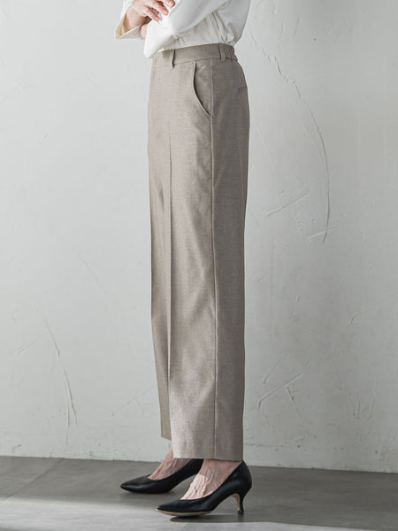 煌めきストレッチワイドパンツ≪洗濯機で洗える≫