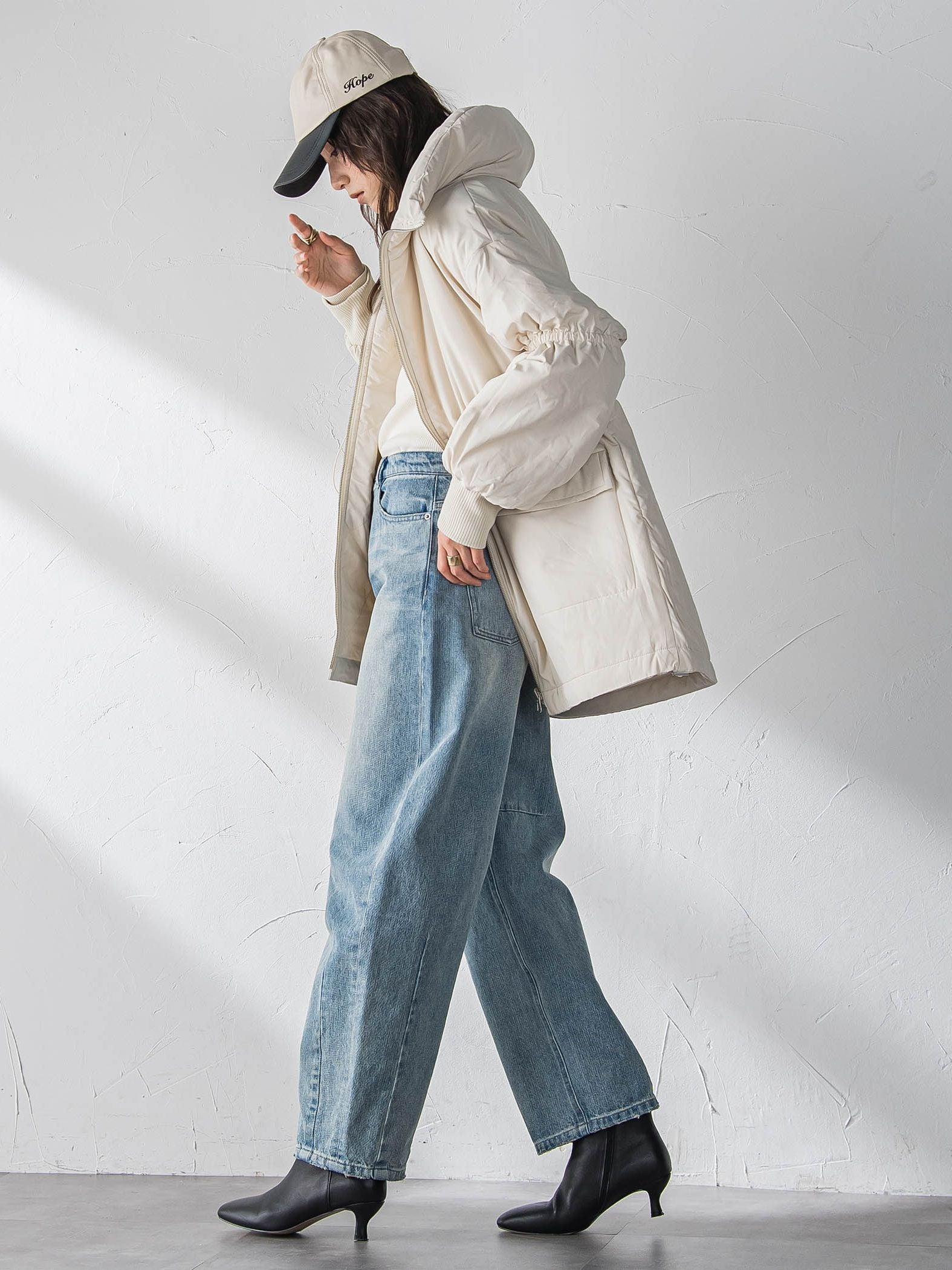 中綿リバーシブルコート≪手洗い可能≫