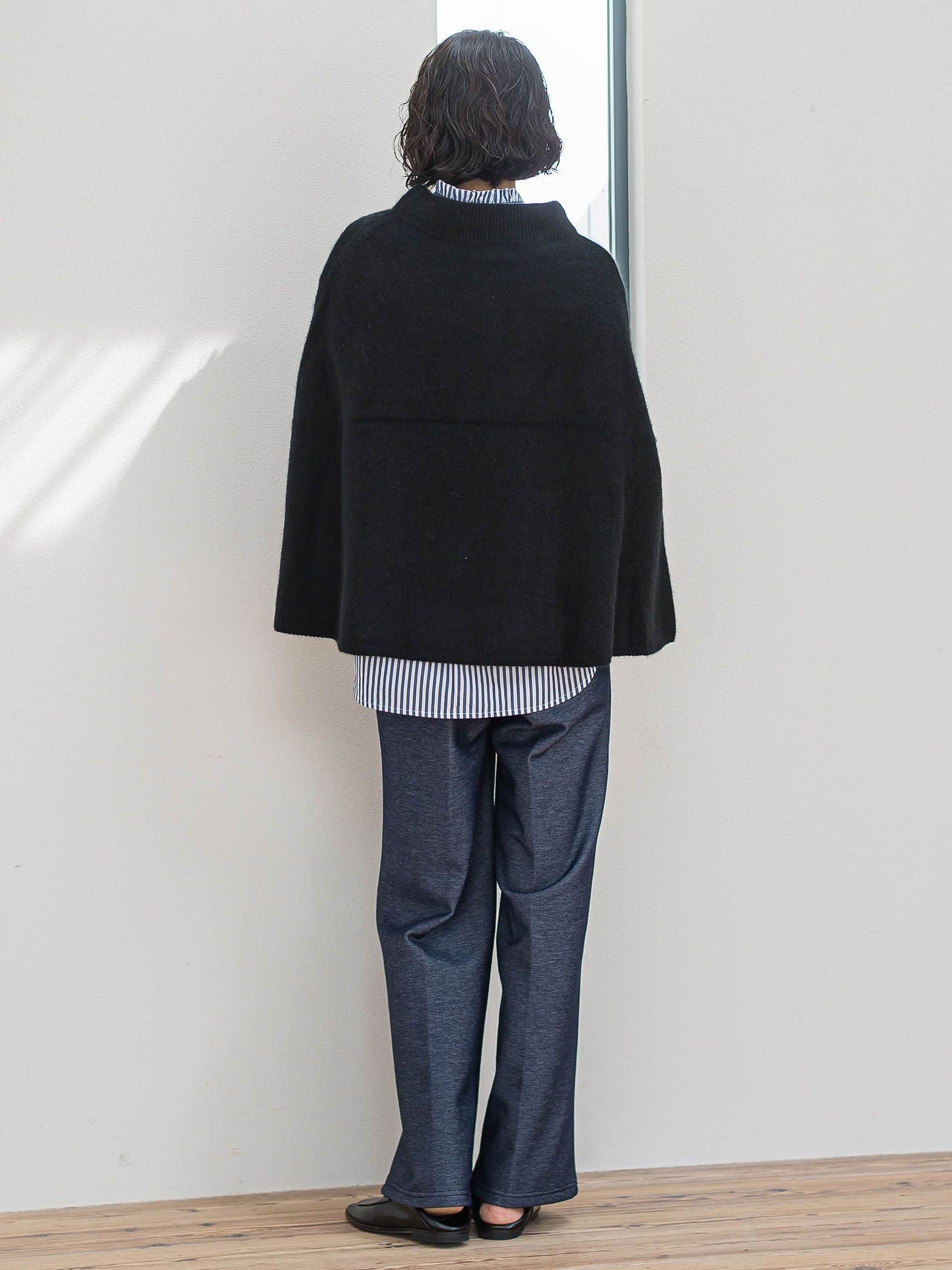 【WEB限定/新色追加】”楽暖”裏起毛ワイドパンツ≪洗濯機で洗える≫